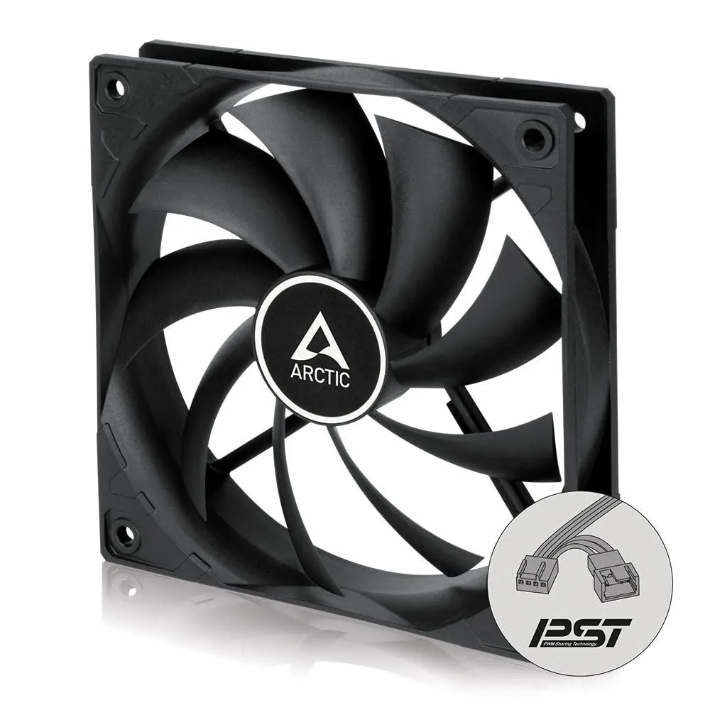 ARCTIC ARCTIC F12 PWM PST 120 mm Case Fan Black — product photo