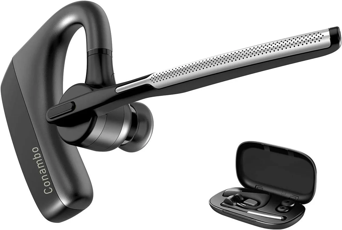 BFKK BFKK K18 Bluetooth 5.1 headset 12-16 hrs 59 ft 96% noise cancellation — product photo