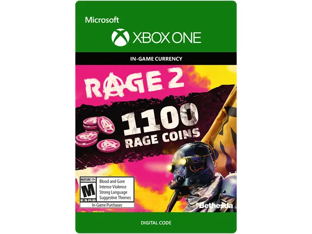 Bethesda Softworks Bethesda Softworks KZP-00038 Rage 2 1100 Rage Coins Xbox One downloadable game — product photo