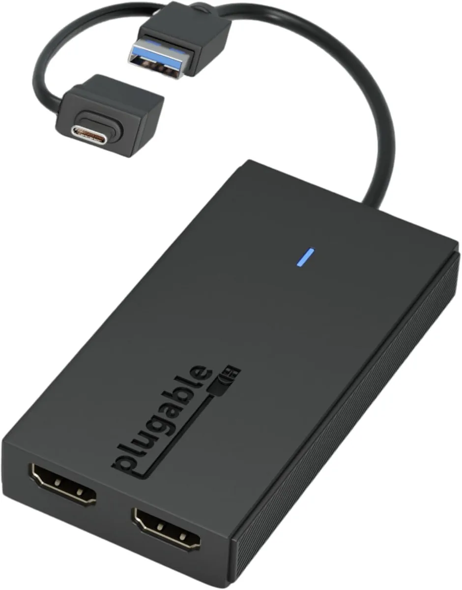 FLEANE FLEANE USB-C to HDMI dual monitor audio adapter — product photo