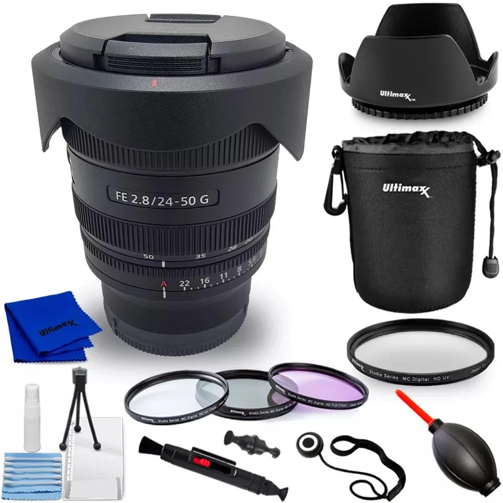 Sony Sony FE 24-50mm f/2.8 G Lens SEL2450G 10PC Accessory Bundle — product photo