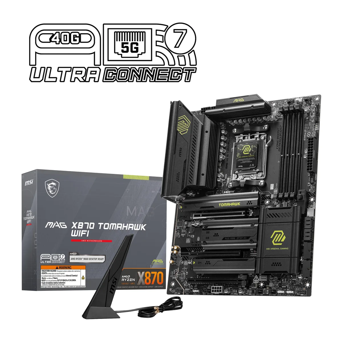MSI MSI MAG X870 TOMAHAWK WIFI AMD motherboard — product photo