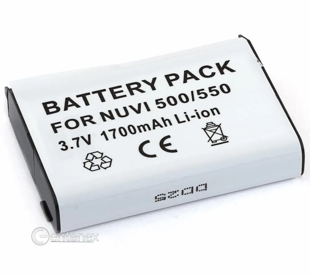 Centenex Electronics Centenex Electronics Li-ion Battery 1880mAh 3.7V for Garmin Nuvi 500 510 550 Zumo 600 650 660 — product photo