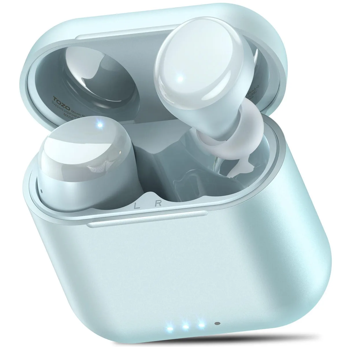 TOZO Store TOZO T6 Mini Wireless Earbuds Bluetooth 5.3 Matte Blue — product photo