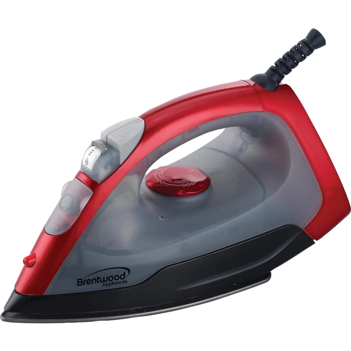 Brentwood Home Video (BCI Eclipse LLC) Brentwood Home Video (BCI Eclipse LLC) MPI-54 1000W Steam Iron Red — product photo