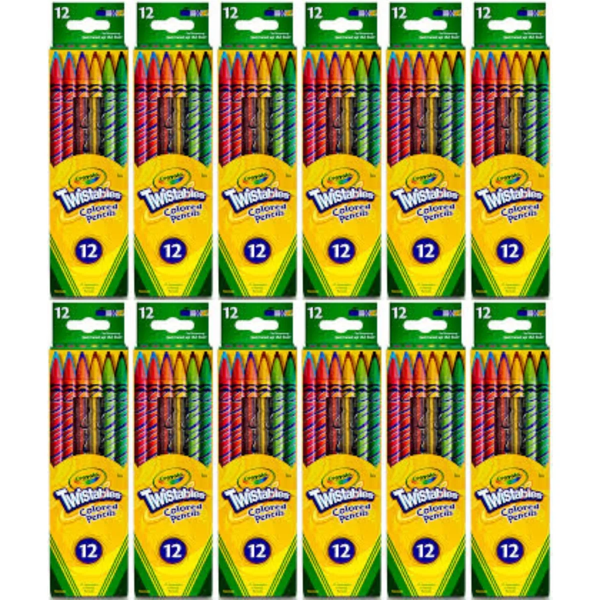 Crayola Crayola SP-52122949747006 Twistables Colored Pencils 12 Count illustration — product photo