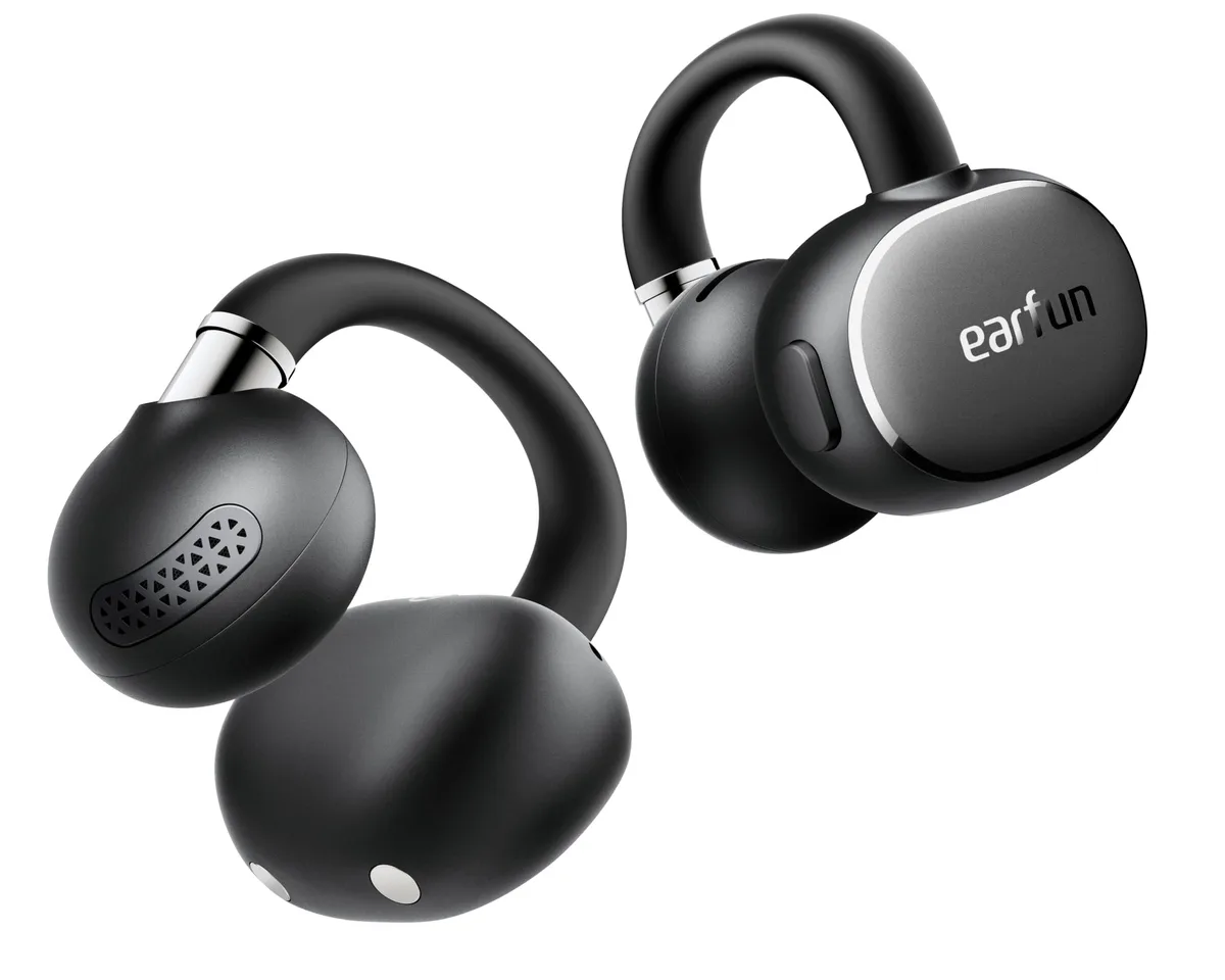 EarFun Clip 2 CW200B Open Ear Headphones Black — product photo