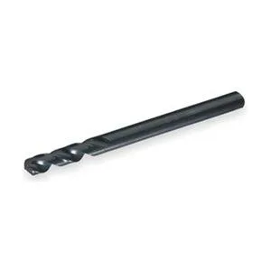 Cobalt steel jobber drill bit, 25/64 inch, black oxide finish, 135 degree split point
