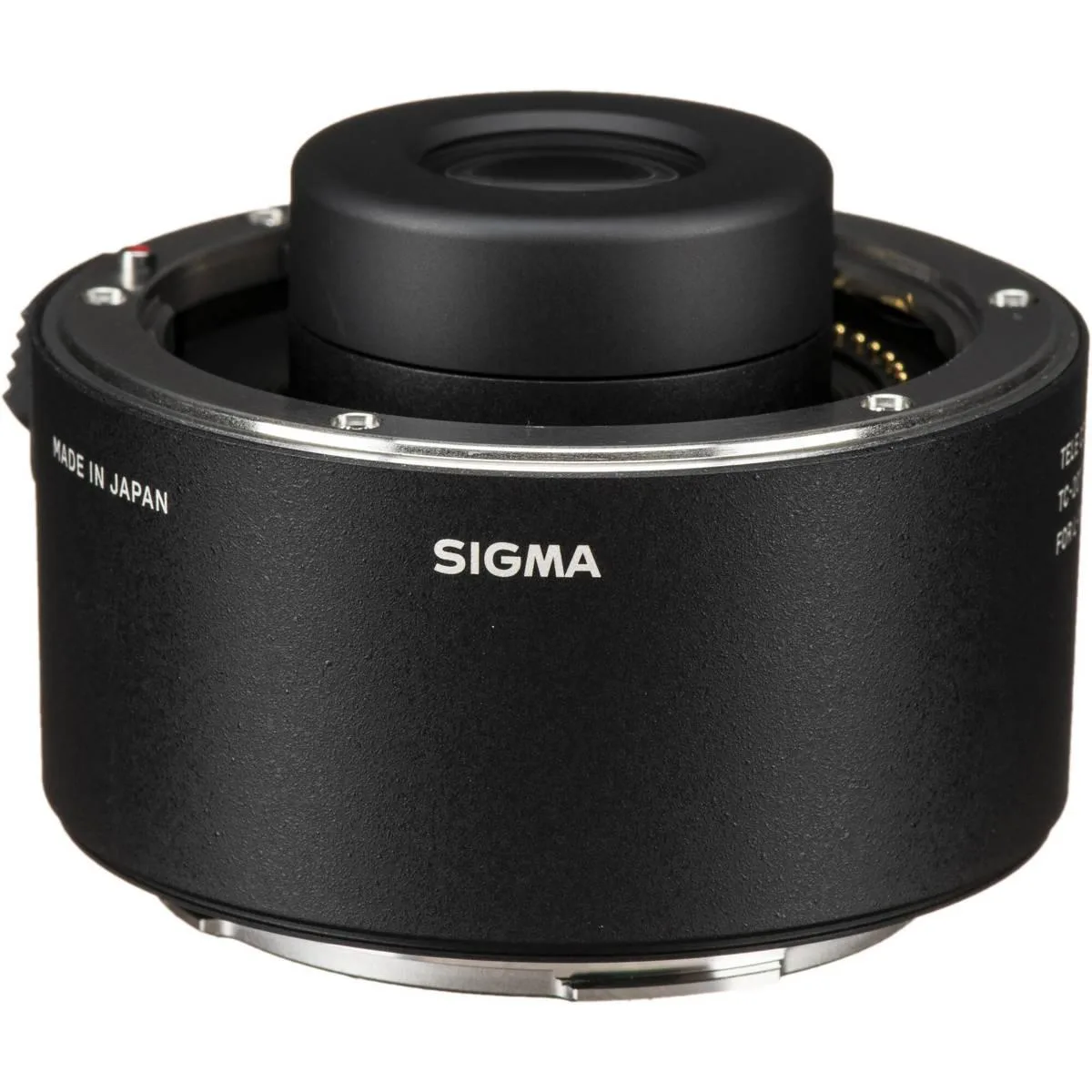 Compact black teleconverter barrel with Leica L mount markings