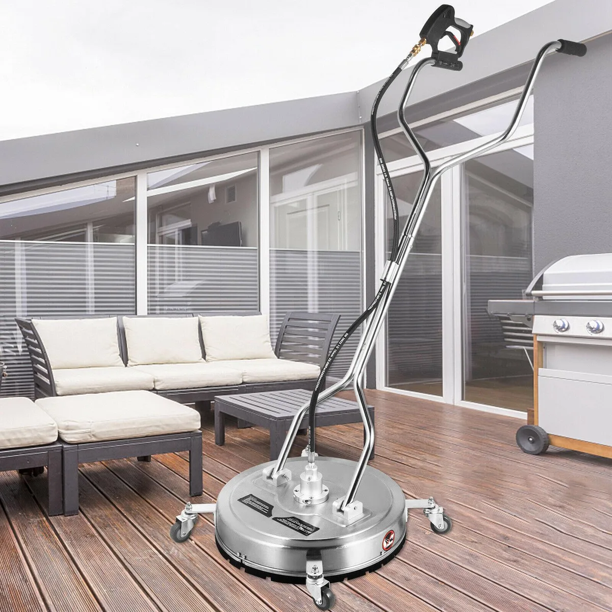 Thinkstar Thinkstar Flat Surface Cleaner 18" Stainless Steel 4000 PSI Wheels — product photo