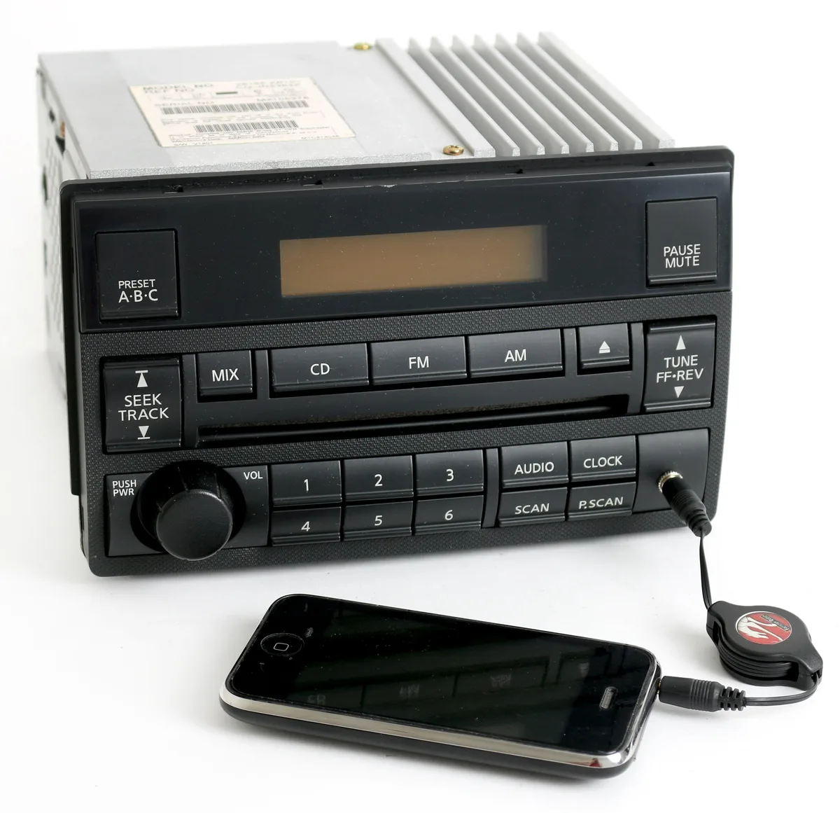 1 Factory Radio 1 Factory Radio 28185ZB101 receiver 2005-2006 Nissan Altima AM FM CD Aux black — product photo