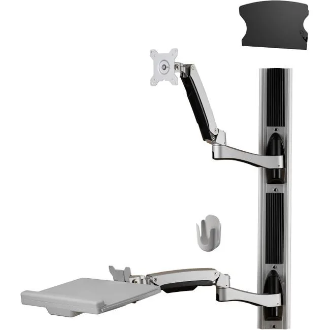 Amer Networks Amer Networks AMR1AWSV3 Sit-Stand Combo Wall Mount System 24" 39.7 lbs monitor accessory — product photo