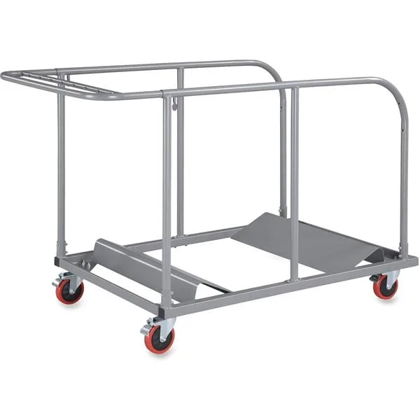 Lorell Lorell 65955 Table Trolley Cart 32.8" W 52" D 40.2" H Steel Charcoal 16 Devices — product photo