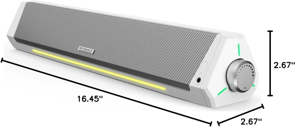 BFKK BFKK Bluetooth 5.0 Soundbar White 16.4 — product photo