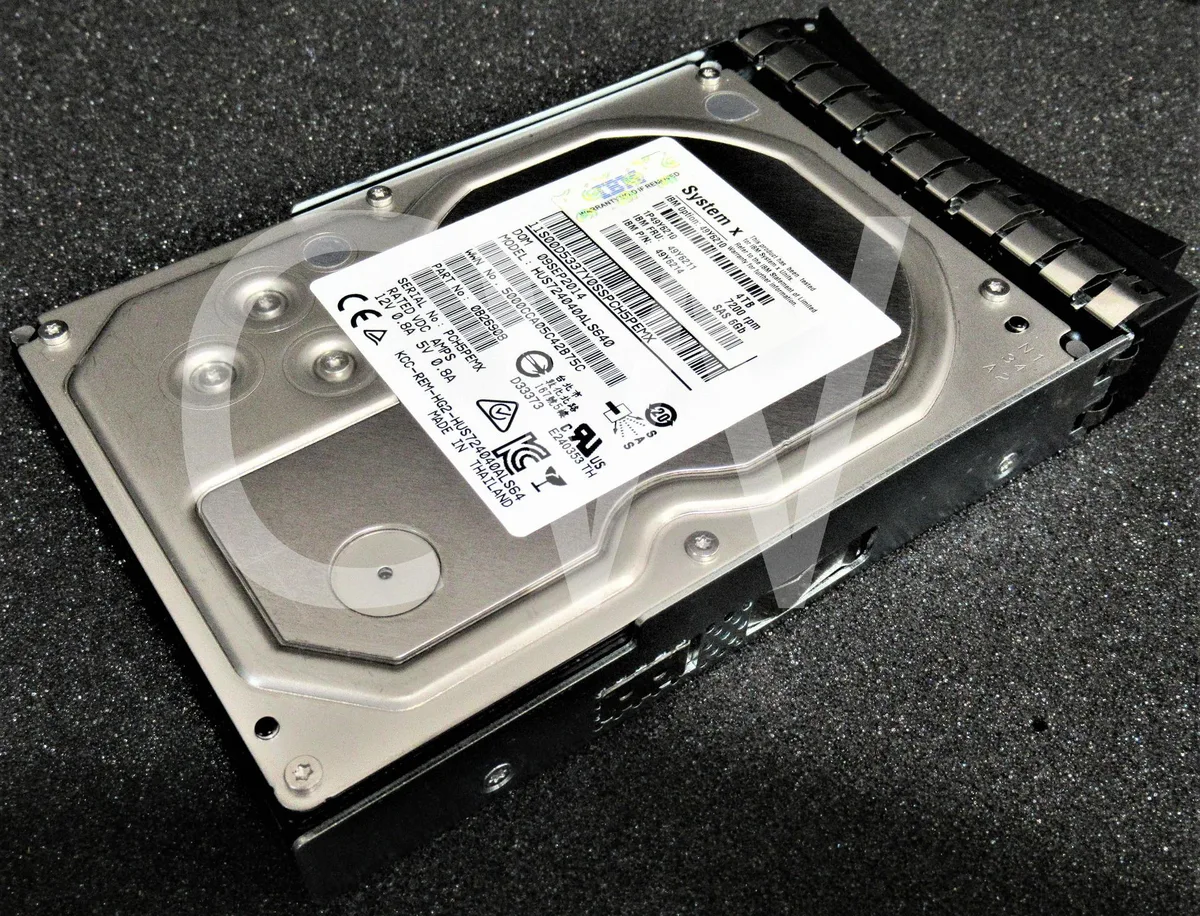 IBM IBM HUS724040ALS640 4TB 7.2K RPM SAS 3.5" internal hard drive — product photo