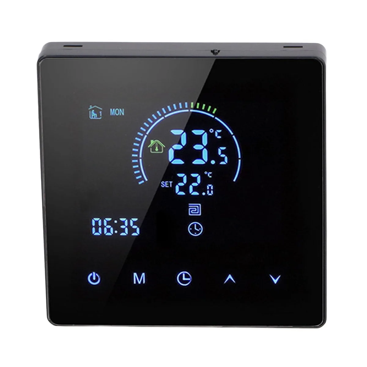  Fafeicy Fafeicy46hke2t9qr-12 smart thermostat AC 90V-240V Wi-Fi black — product photo