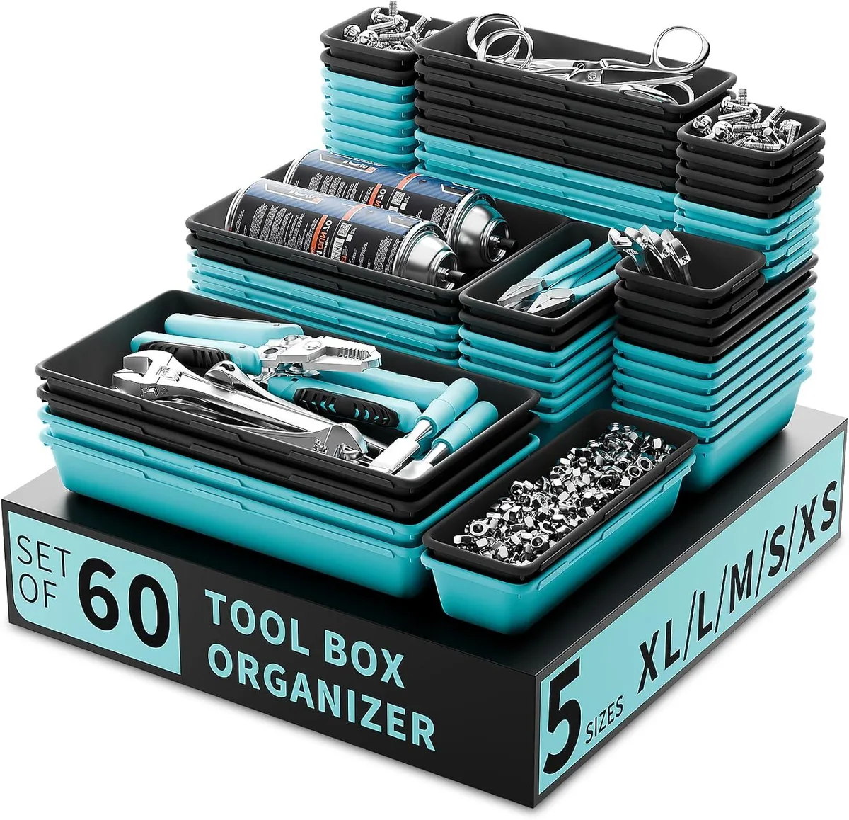 BFKK BFKK Tool Storage 60PCS Blue Black — product photo