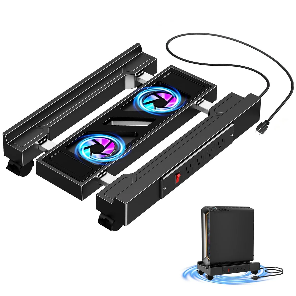  Mind Reader ZJ001 Case Fan with RGB and Turbo Fan — product photo