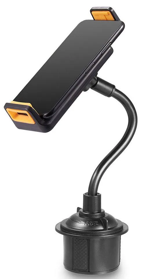 Nakedcellphone Nakedcellphone Car Cup Holder Phone Mount 4.5-7.5" 360° Black — product photo