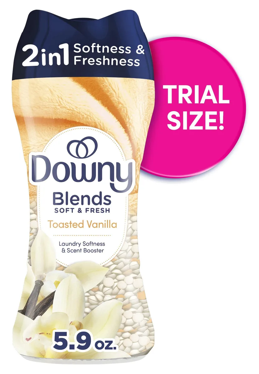 Downy Downy Blends Soft &amp; Fresh Scent Booster Beads Toasted Vanilla 5.9 oz — product photo
