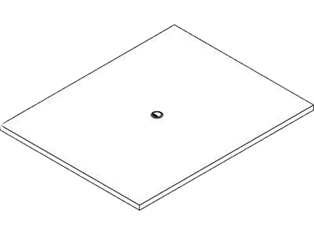 Lorell Lorell PRC4860MY Prominence 2.0 Rectangular Conference Tabletop 60 x 48 x 1.50 Mahogany — product photo