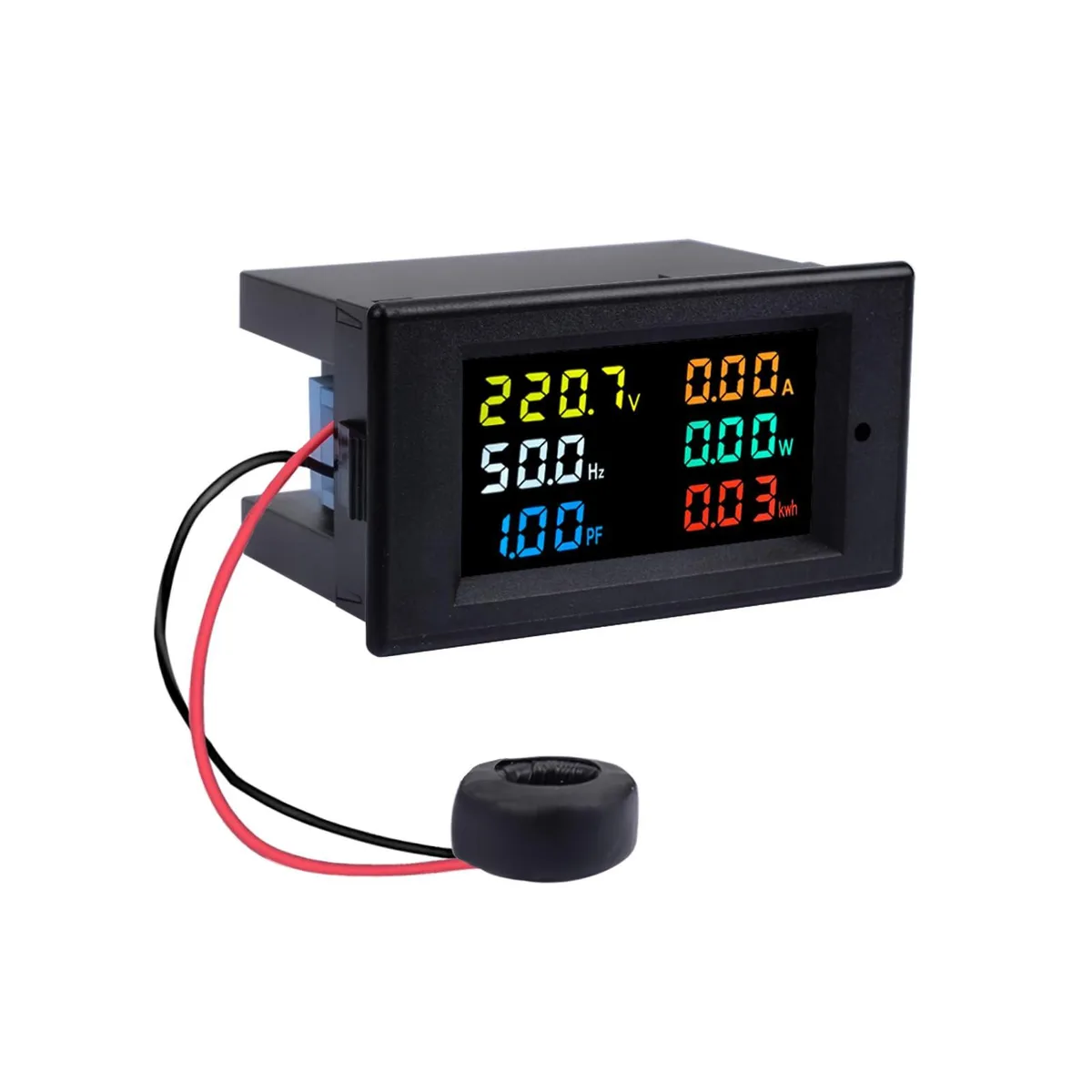  AC Power Meter 40-300V 100A Digital Multimeter Color LCD electrical system tool — product photo