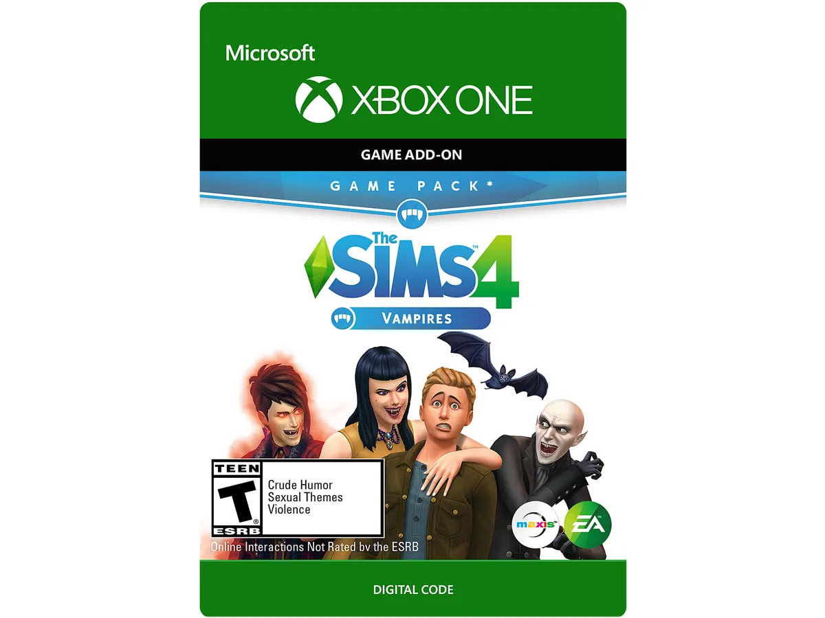 Electronic Arts Electronic Arts 7D4-00224 The Sims 4 Vampires DLC downloadable game — product photo