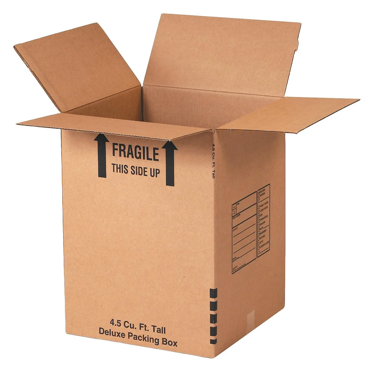 Partners Brand Partners Brand 18" x 18" x 24" Kraft Deluxe Packing Boxes 6/Pack — product photo