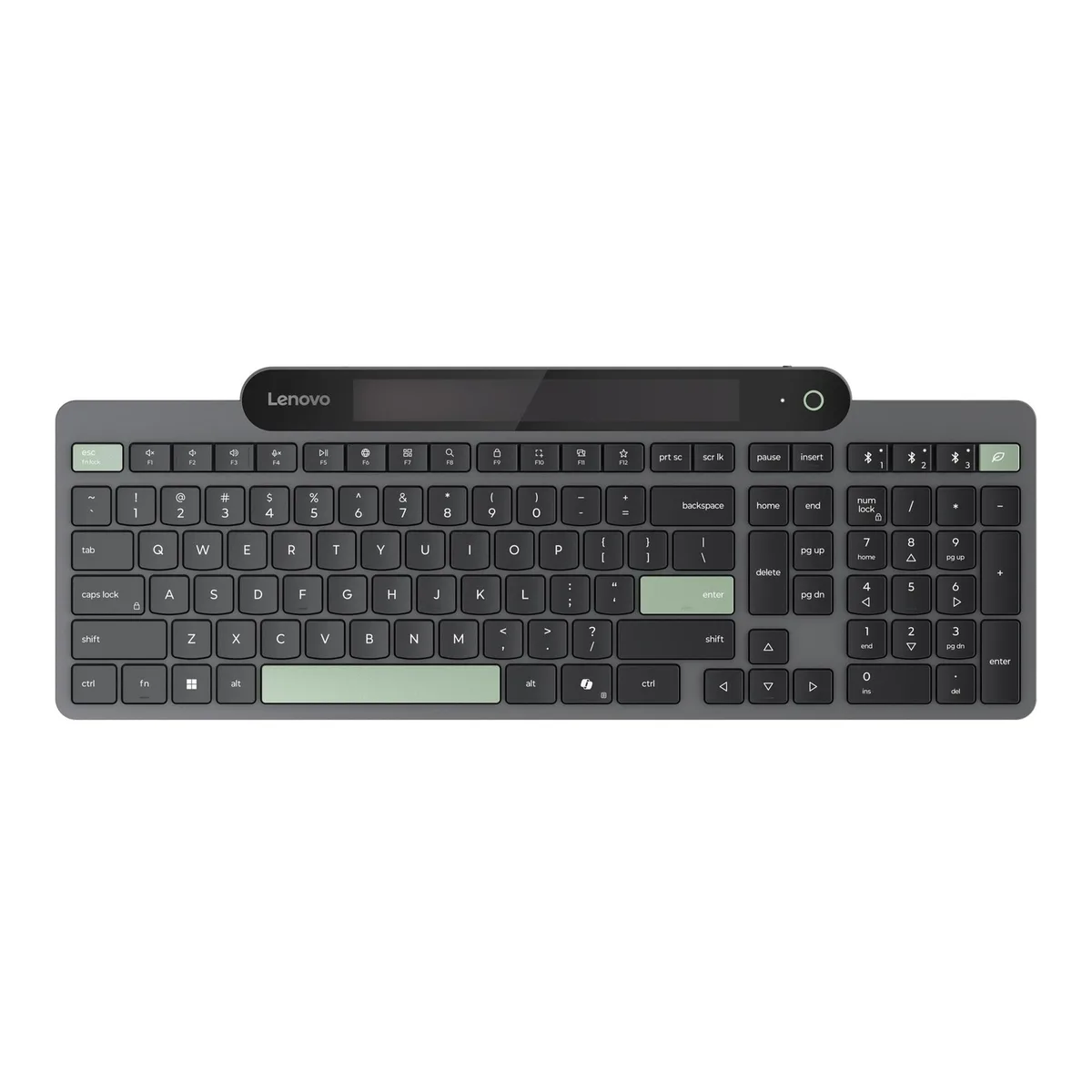 Lenovo Lenovo 4Y41R69489 Self-Charging Bluetooth Keyboard 108-Key US English — product photo