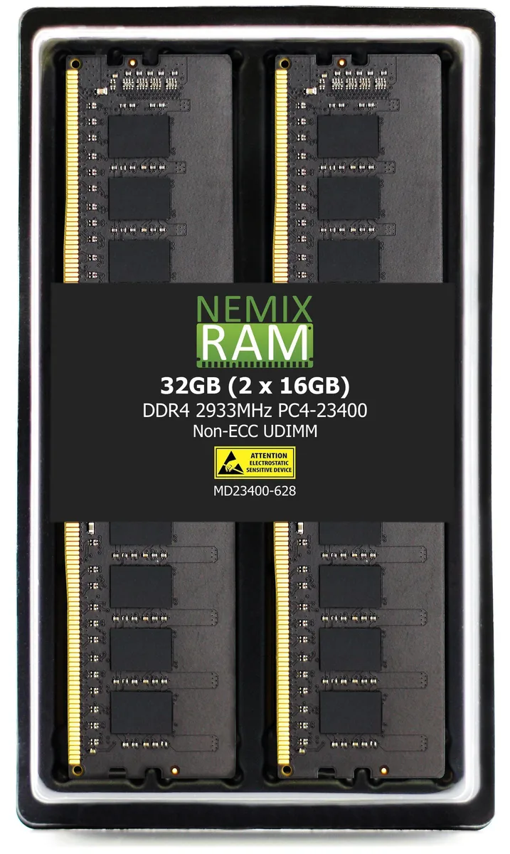 NEMIX RAM NEMIX RAM 32GB (2x16GB) DDR4 2933 desktop RAM — product photo