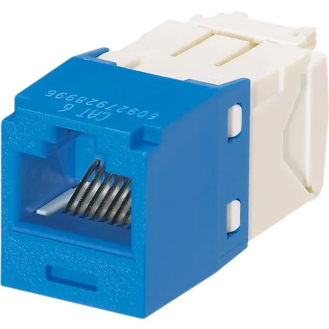 Panduit Panduit CJ688TGBU-C Cat6 RJ45 Jack Module Blue 100-Pack — product photo