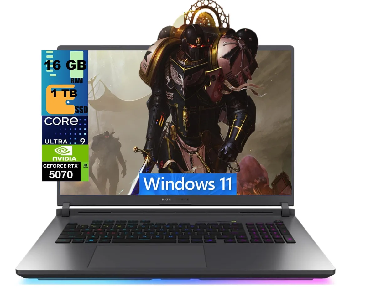 ASUS ASUS ROG Strix G18 gaming laptop 18" WQXGA 240Hz Ultra 9 275HX RTX 5070 16GB 1TB — product photo