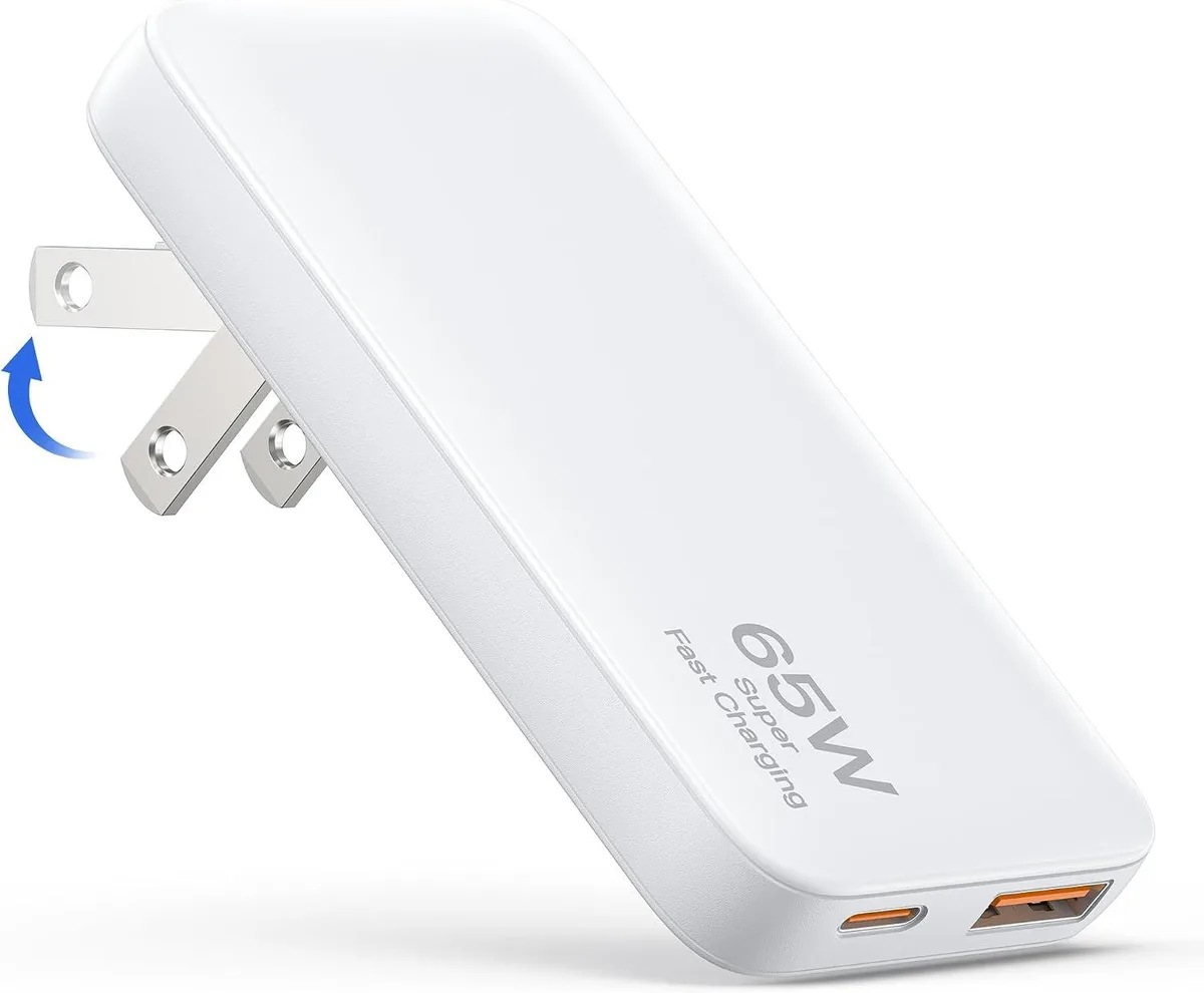 ONITOON ONITOON 65W USB-C USB-A Foldable Wall Charger .57in — product photo