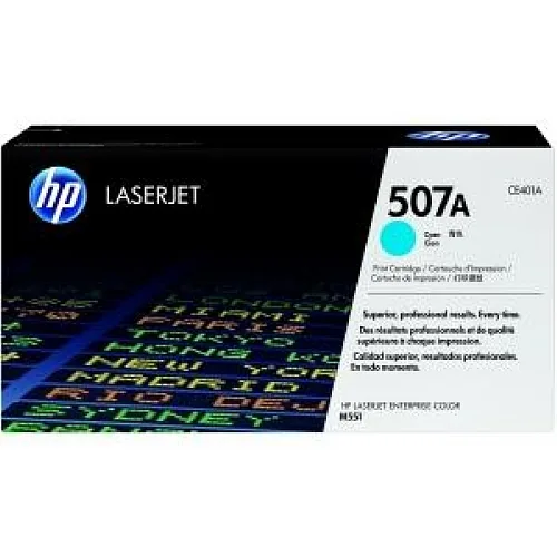 HP HP 507A Cyan Toner Cartridge 6000 Pages — product photo