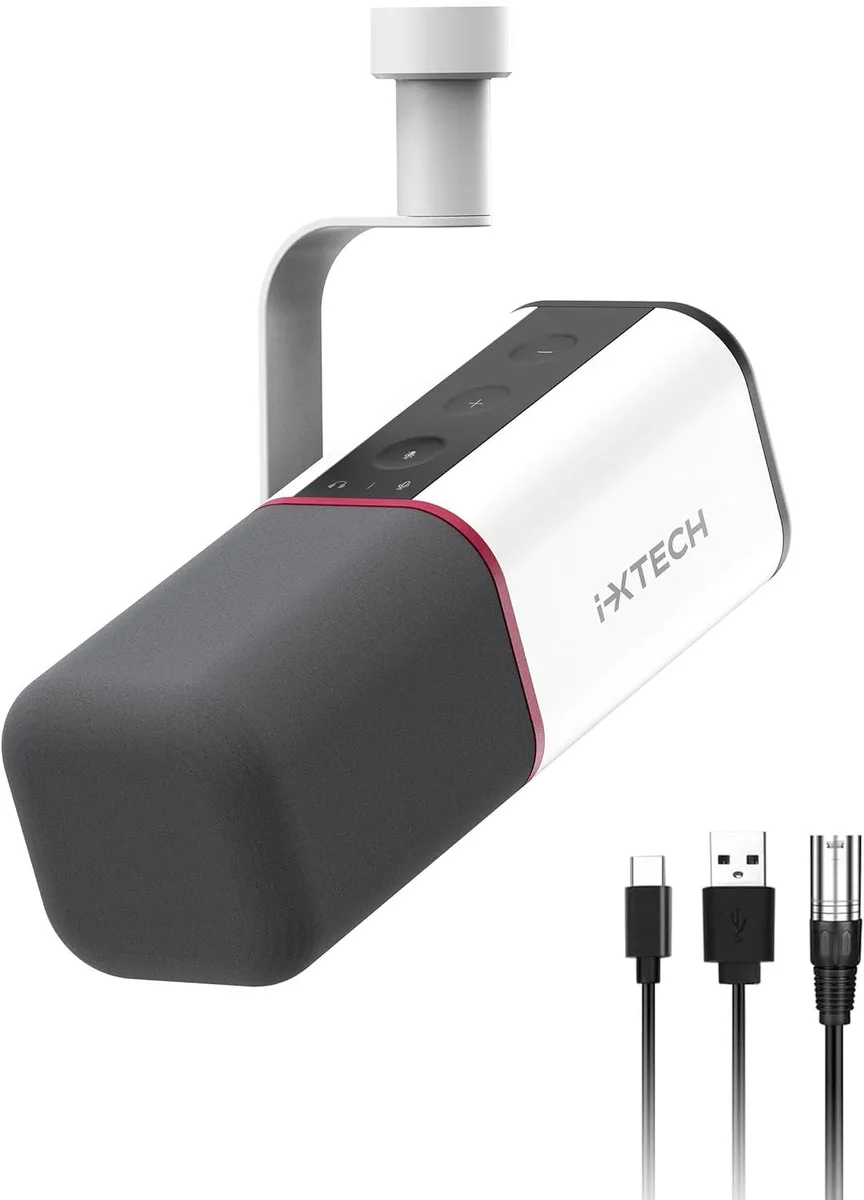 I-XTECH LLC I-XTECH LLC Cardioid Dynamic Microphone Black White — product photo