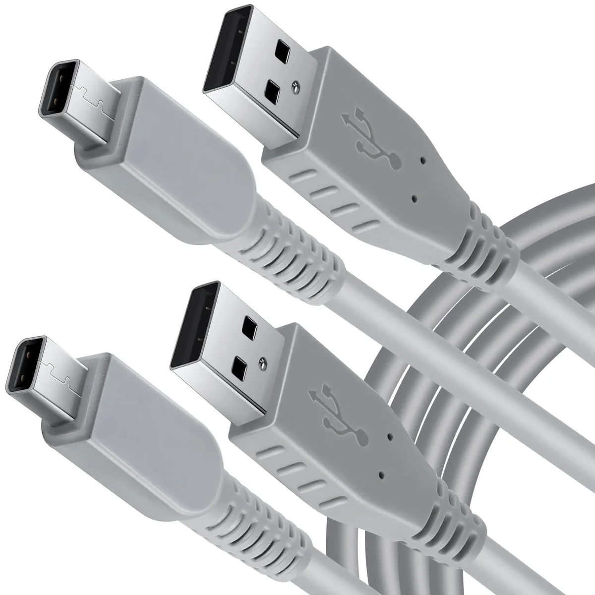 SENBOMA 3DS Charger Cable 4.9FT 12 Packs Grey — product photo