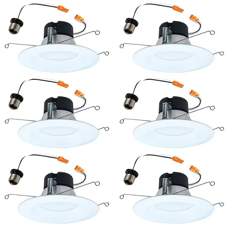 Halo Halo LT56079FS1EWHR6PK desk lamp 6-pack 805 lumen 5 CCT 120V dimmable wet rated — product photo