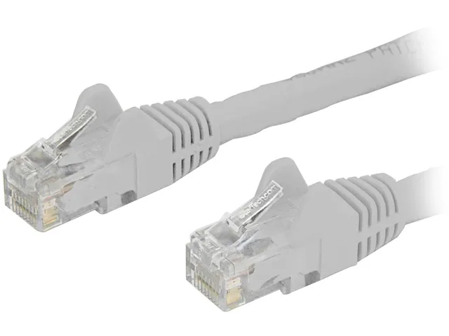 STARTECH STARTECH N6PATCH5WH Cat6 network ethernet cable 5 ft white snagless — product photo
