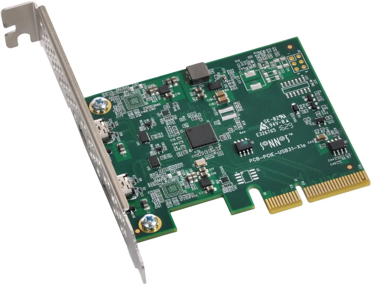 Corn Electronics Corn Electronics USB 3.1 Two-Port 10Gb PCIe Card — product photo