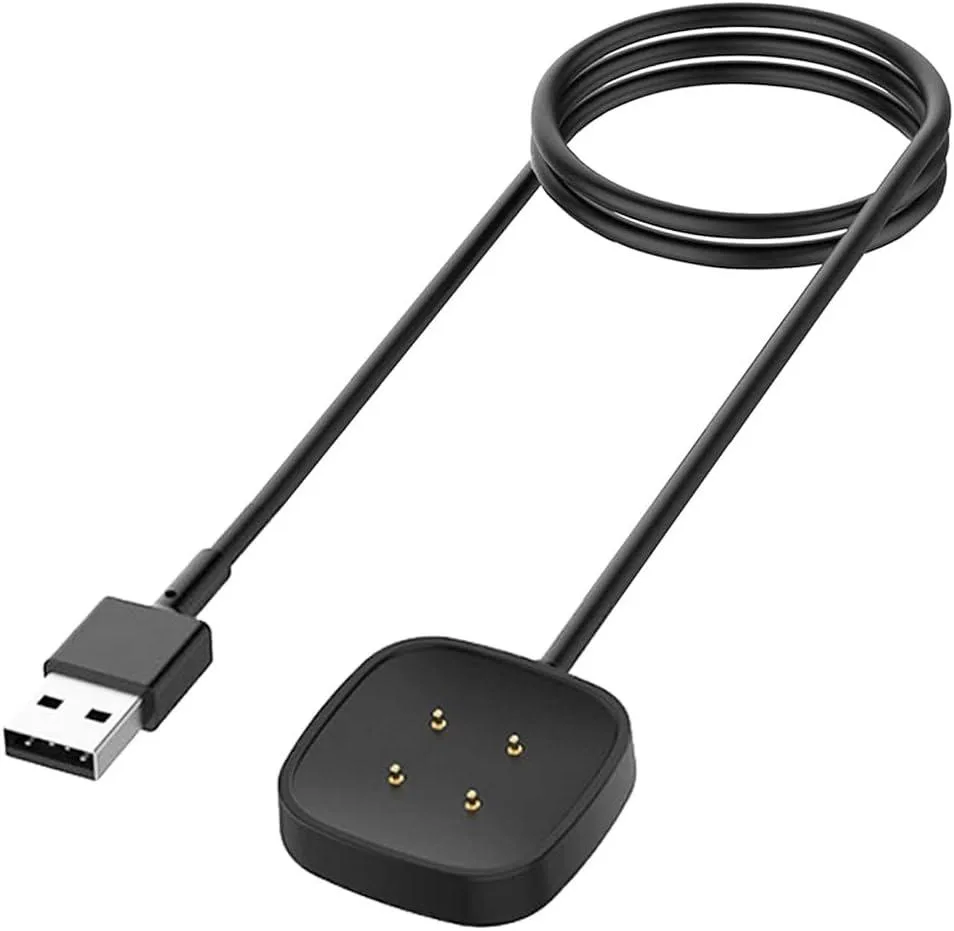 BONAEVER BONAEVER Magnetic Charging Cable for Fitbit Sense 2 Versa 4 Black 1m — product photo