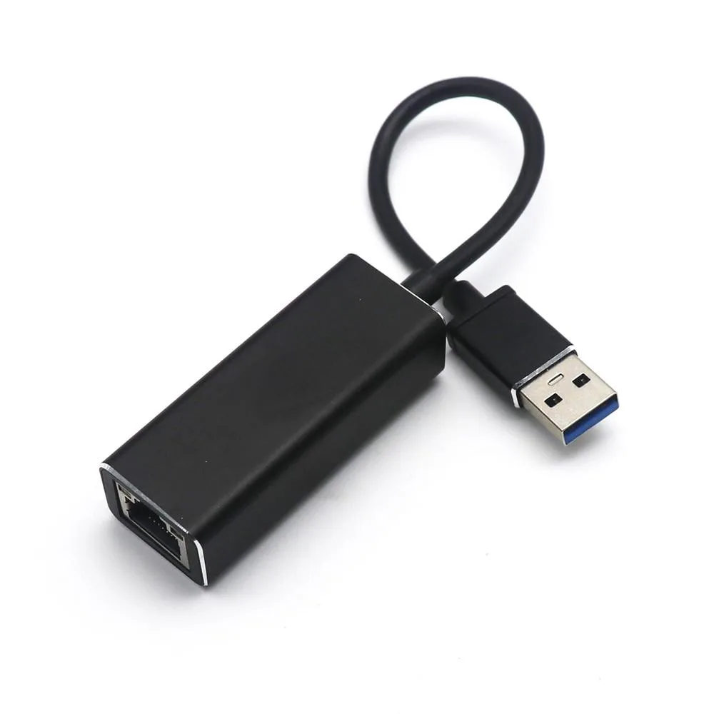 YINGHUA YINGHUA USB 3.0 to RJ45 1000Mbps Ethernet Adapter for PC Windows 10 Xiaomi Mi Box 3/S Nintendo Switch Silver — product photo