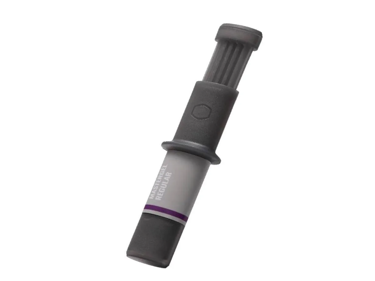White 1.5ml syringe with flat nozzle and cleaning cloth