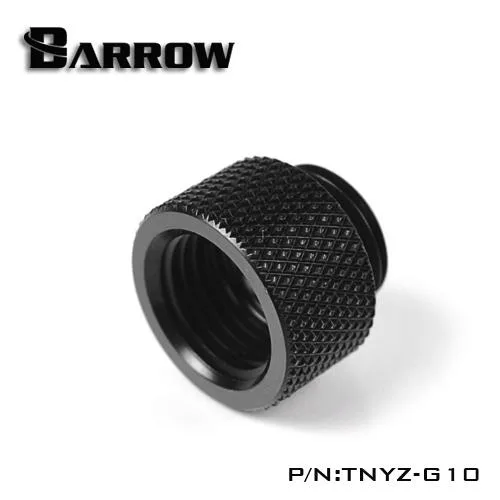 Barrow Mods Barrow Mods G1/4 Male-Female Extender Fitting 10mm Black — product photo