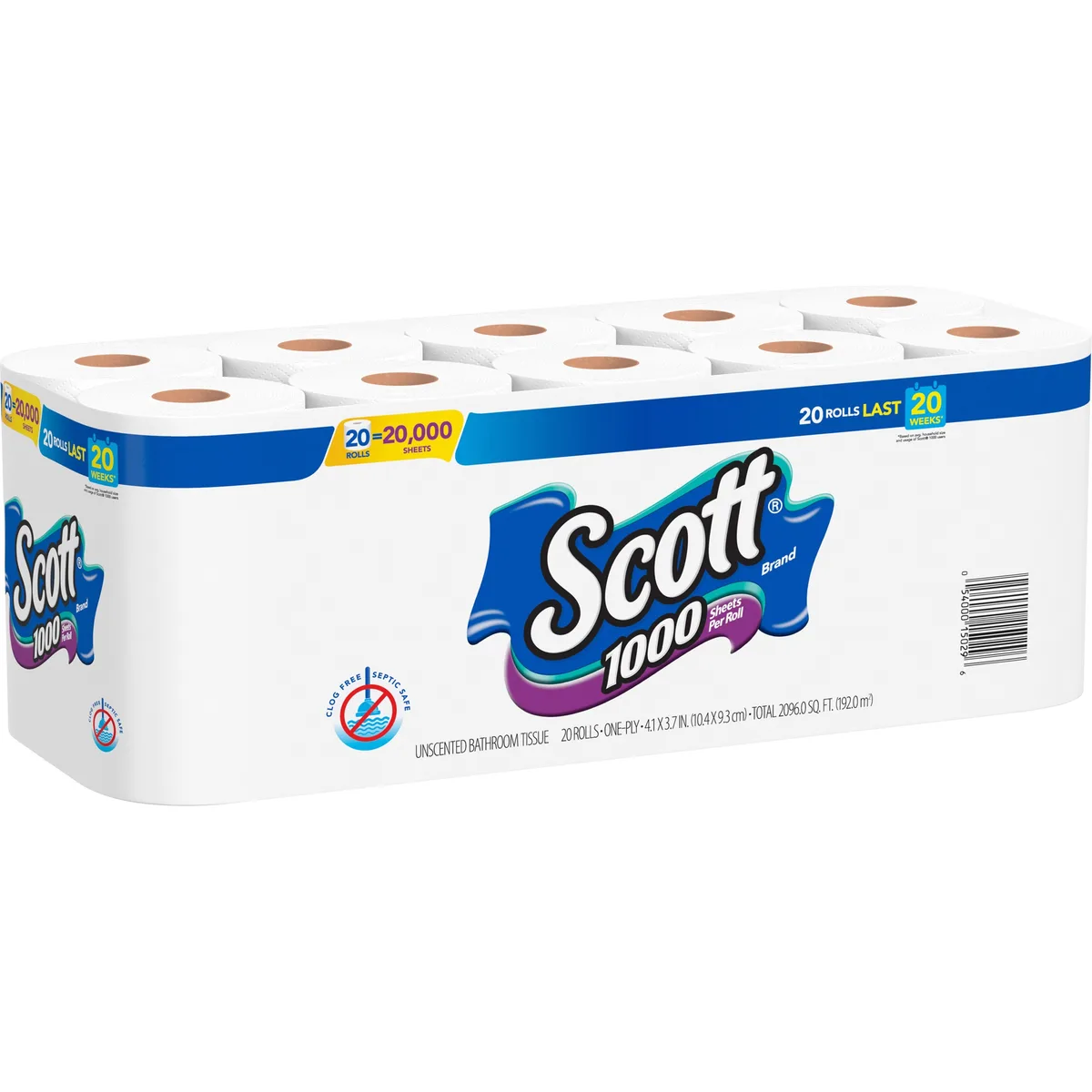 Kimberly-Clark Professional Kimberly-Clark Professional 20032 toilet paper holder 20 pack 1000 sheets — product photo