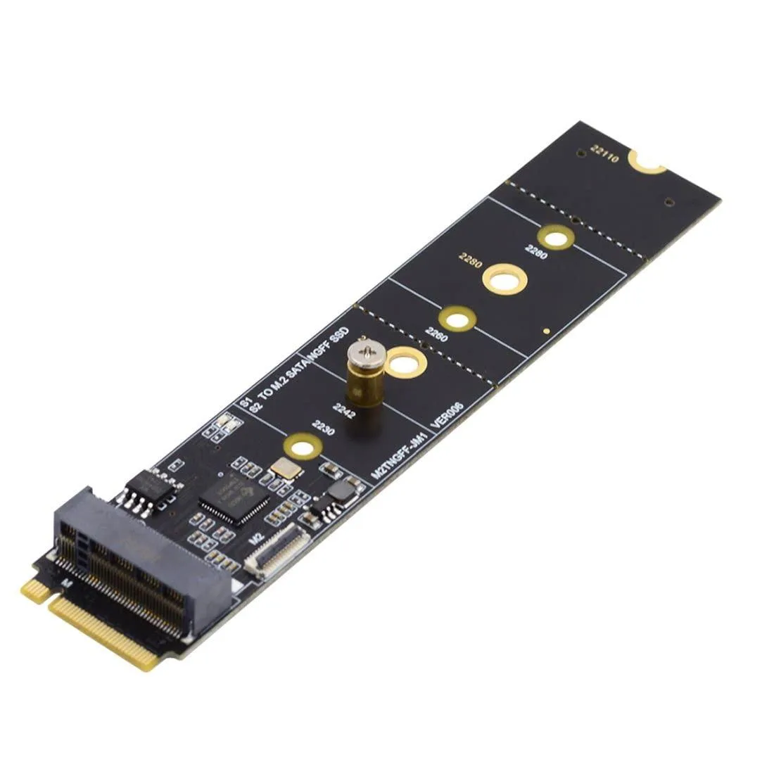 Vszerda Vszerda M.2 SATA NGFF B+M Key to NVME M-Key Adapter JMB582 2230/2242/2260/2280 — product photo