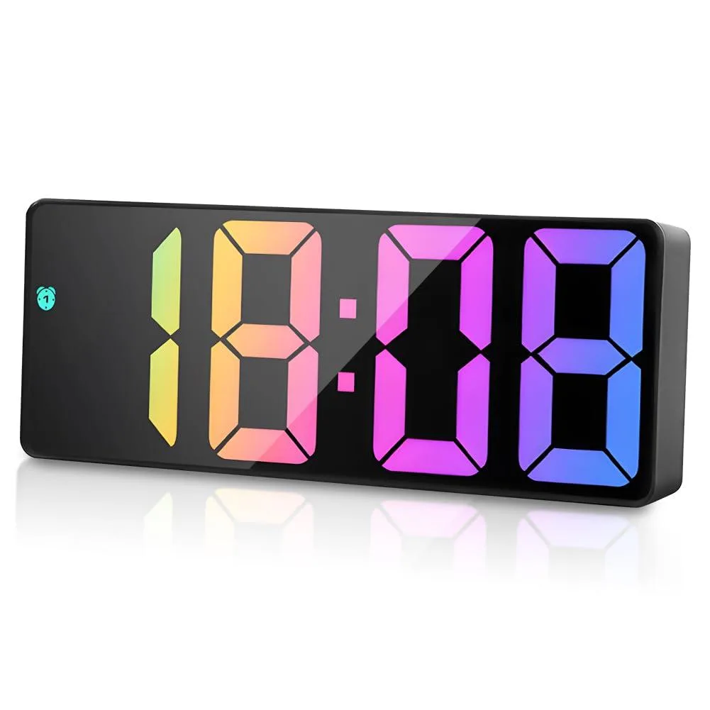 flintronic F1EU-4701829 digital alarm 6.5in LED USB battery — product photo
