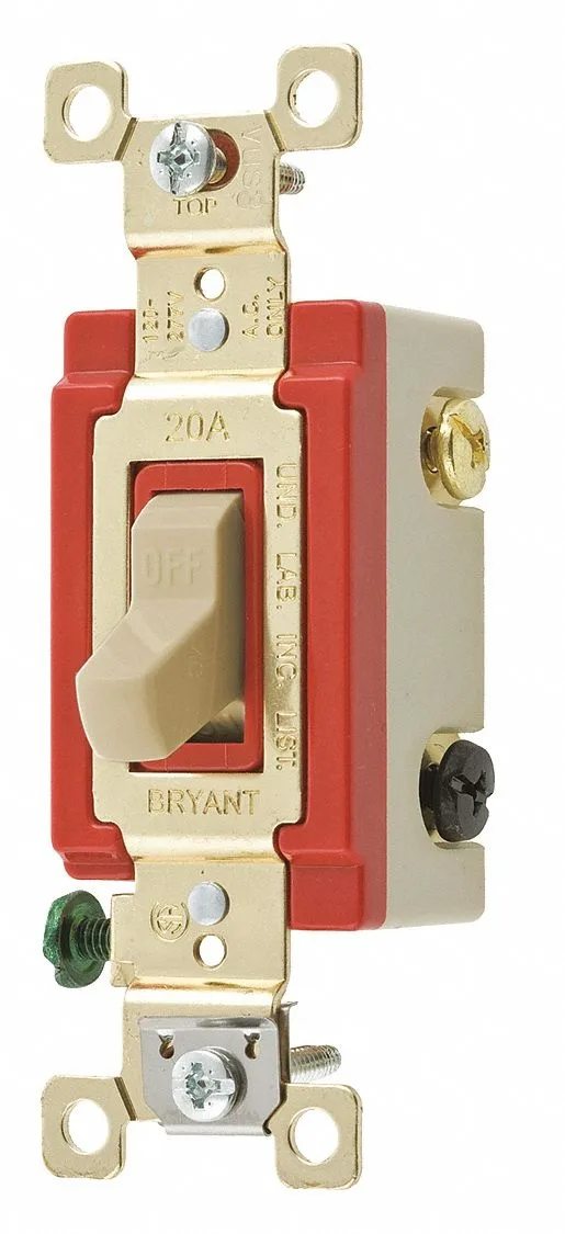 Bryant Bryant 4903GLI Ivory 3-Way Contactor 20 A 120/277 V AC — product photo
