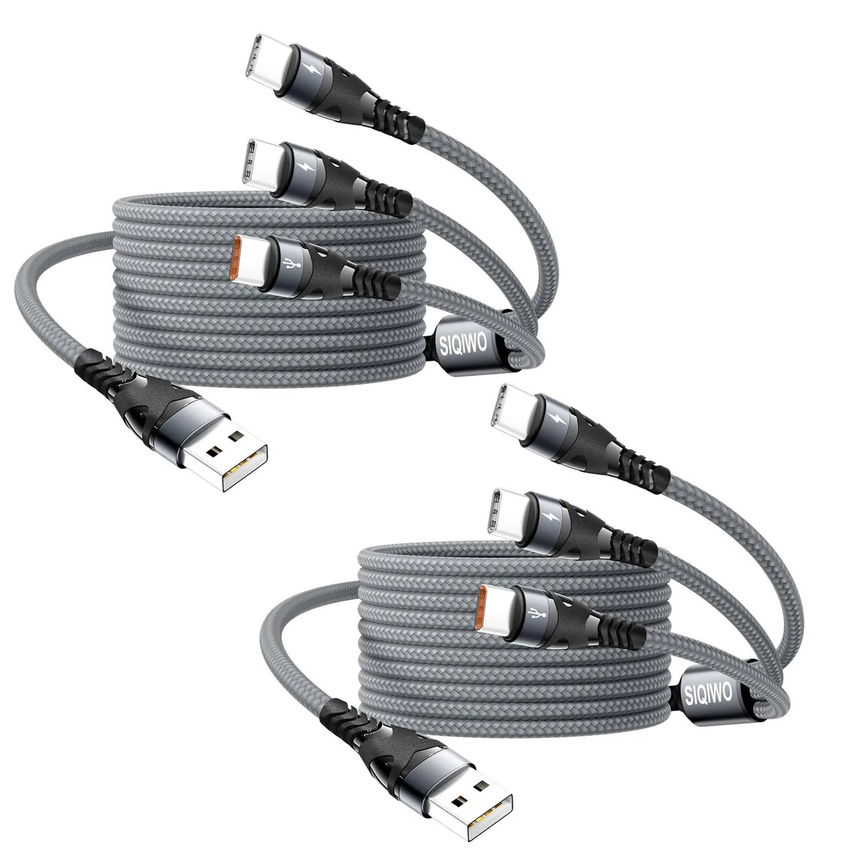  GE SQW-3 USB-C 3-in-1 splitter cable 25 ft black — product photo