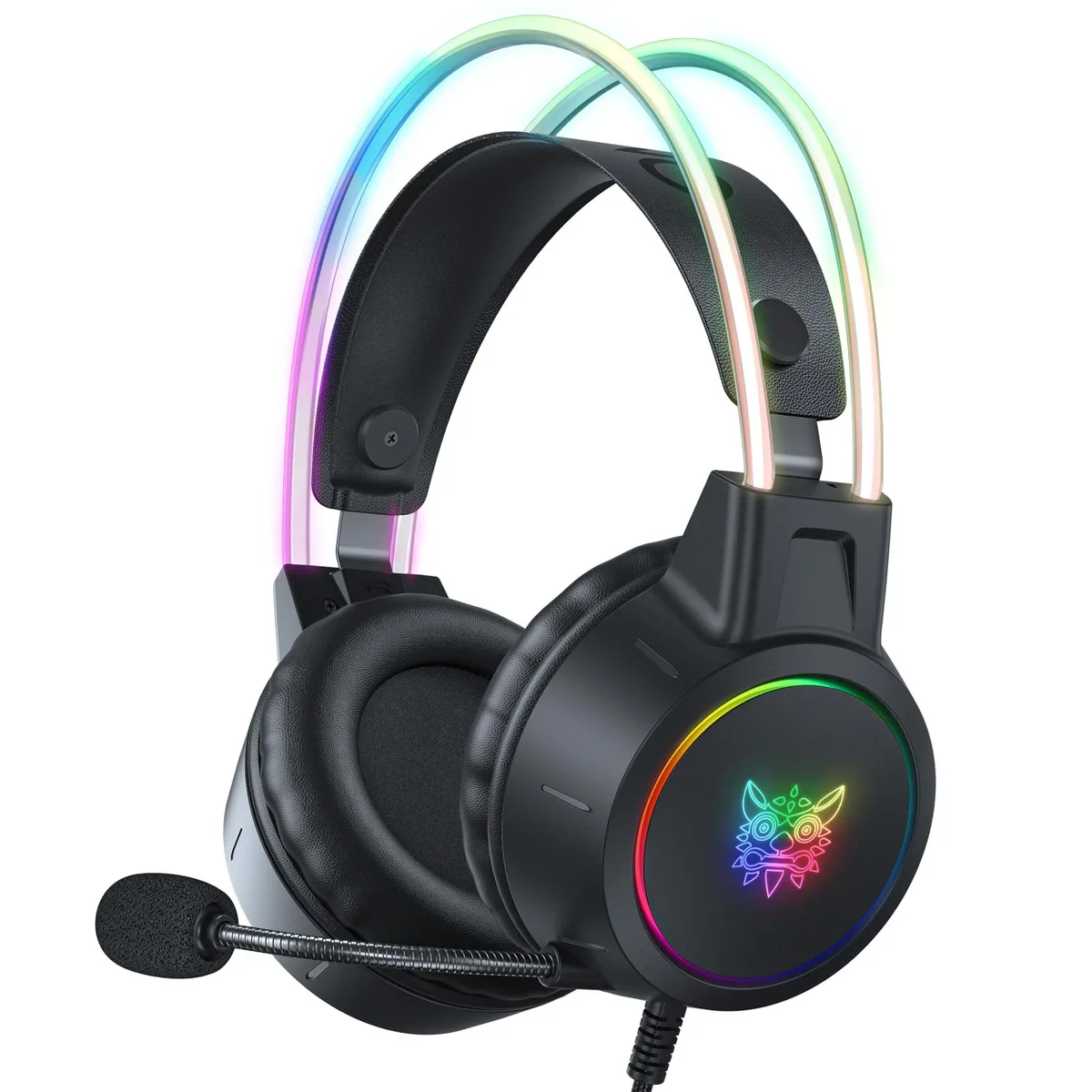 Ruixi Ruixi X15 PRO BLACK Wired Headset 50mm 102dB RGB — product photo