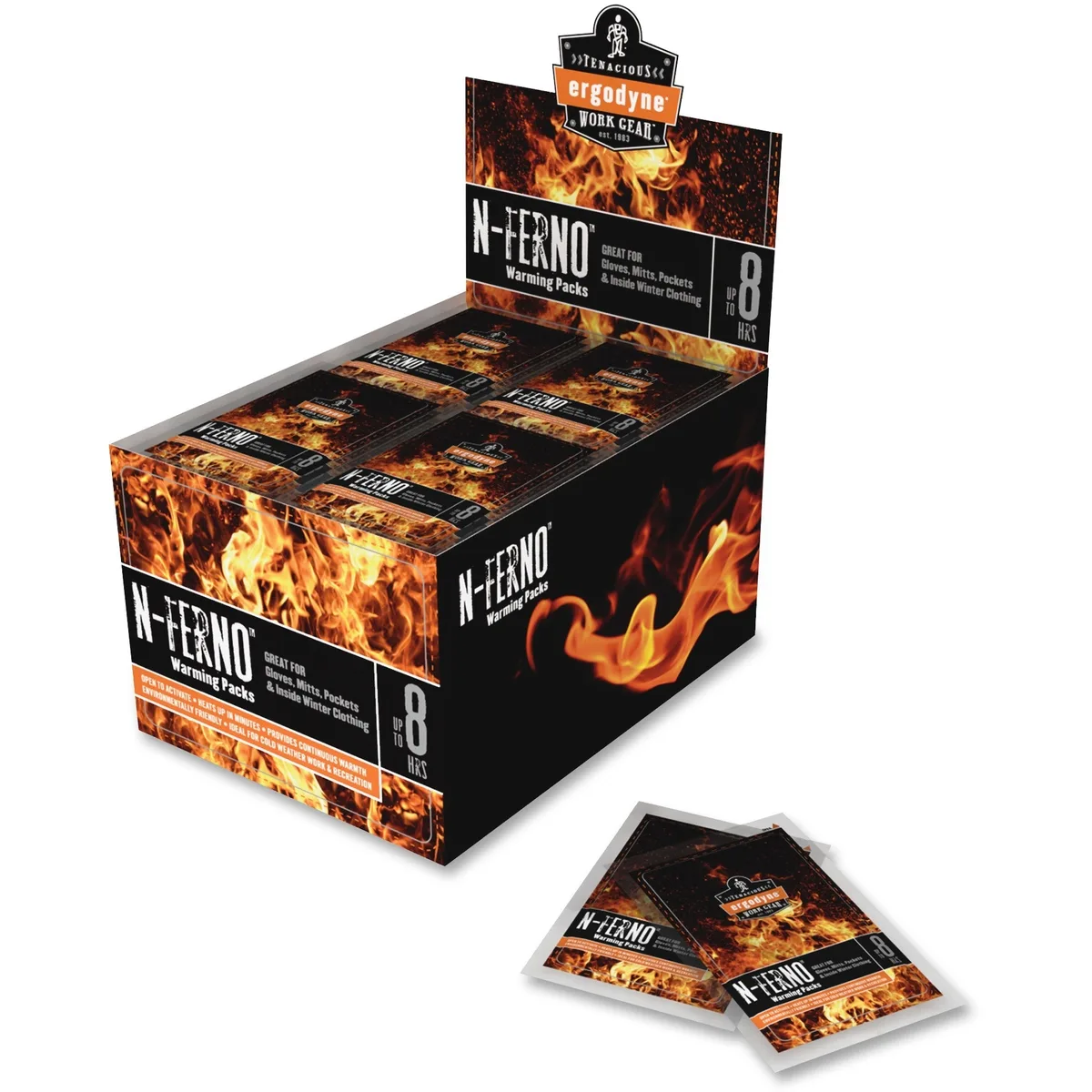 Ergodyne Ergodyne EGO16990 Hand Warming Packs 40/Carton White — product photo